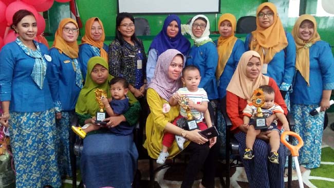 Puskesmas Wonoayu Gelar Lomba Bayi Sehat dan Ibu Berkualitas